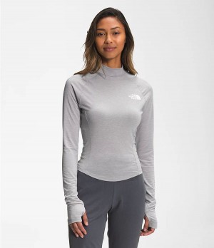 Dámské Baselayers The North Face Tekware® Long Sleeve Top Šedé | DJOIVAG-35