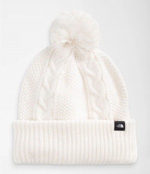 Dámské Beanies The North Face Cable Minna Bílé | YSMGLPK-16