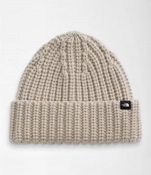 Dámské Beanies The North Face Chunky-Knit Watchman Béžový | WGKELPT-68