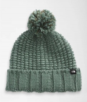 Dámské Beanies The North Face Cozy Chunky Zelene | WMIKAPL-37