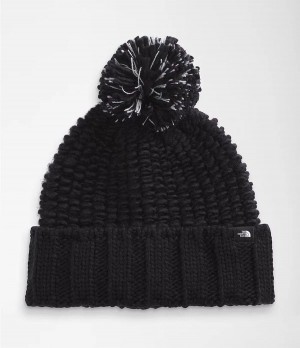 Dámské Beanies The North Face Cozy Chunky Černé | VOYRXKC-03