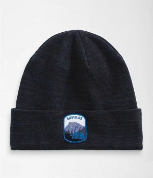 Dámské Beanies The North Face Embroidered Earthscape Tmavě Blankyt | WGXLZPO-05
