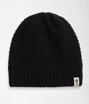 Dámské Beanies The North Face Purrl Stitch Černé | TKISUPJ-09