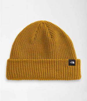 Dámské Beanies The North Face Short Fisherman Žluté | OQGWLAI-35