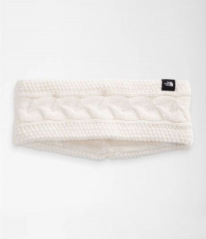 Dámské Earband The North Face Cable Minna Bílé | PTYNWKR-25