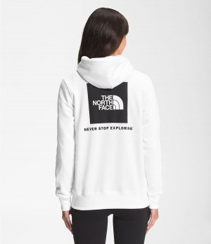 Dámské Hoodies The North Face Box Nse Pullover Bílé | ZRWLTJG-57