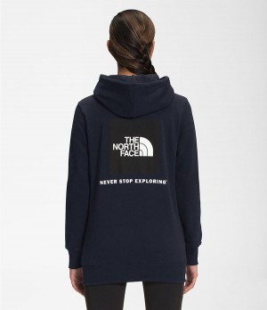 Dámské Hoodies The North Face Box Nse Pullover Tmavě Blankyt | QOCDUZP-71