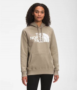 Dámské Hoodies The North Face Half Dome Pullover Taupe | ILATZCJ-72
