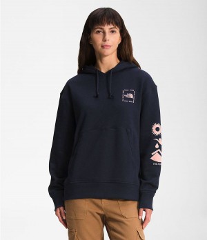 Dámské Hoodies The North Face Himalayan Bottle Source Pullover Tmavě Blankyt | HEORMQP-16