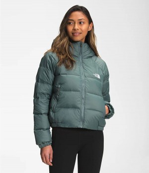 Dámské Hoodies The North Face Hydrenalite Down Zelene | XGCQWLK-58