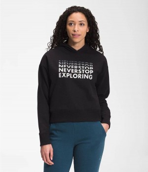 Dámské Hoodies The North Face Logo Play Černé | UMGICRK-53