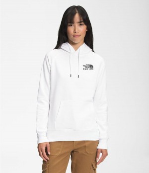 Dámské Hoodies The North Face Mountain Peace Bílé | DCUAYXF-58