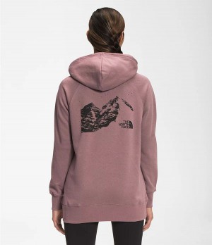 Dámské Hoodies The North Face Snowy Mountain Světle Fialové | BQAWJZO-09