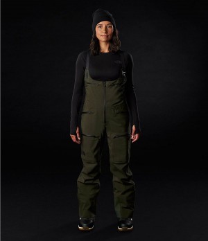 Dámské Kalhoty The North Face A-Cad Futurelight Bib Zelene | EQGUZKT-89