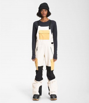 Dámské Kalhoty The North Face Dragline Bib Bílé | POEJVYC-20