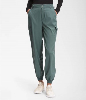 Dámské Kalhoty The North Face Karakash Cargo Zelene | HMDWNQT-70