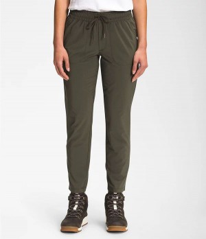 Dámské Kalhoty The North Face Never Stop Wearing Ankle Olivy Zelené | UCGJTWP-74