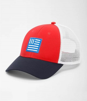 Dámské Klobouky The North Face Ic Tech Trucker Červené Tmavě Blankyt | HEMLNPY-29