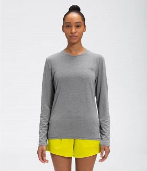 Dámské Košile The North Face Wander Long Sleeve Šedé | DABKYNX-07