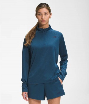 Dámské Košile The North Face Wander ¼ Zip Blankyt | QHUJRLE-75