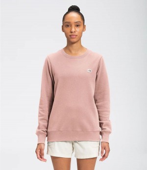 Dámské Mikiny The North Face Heritage Patch Crew Růžové | TLPGHMS-84