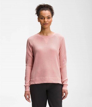Dámské Mikiny The North Face Long Sleeve Chabot Crew Růžové | RINYZWV-39