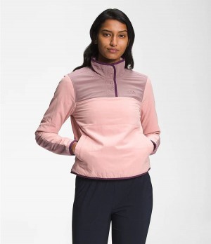 Dámské Mikiny The North Face Mountain Pullover Růžové | BDMYCRI-75