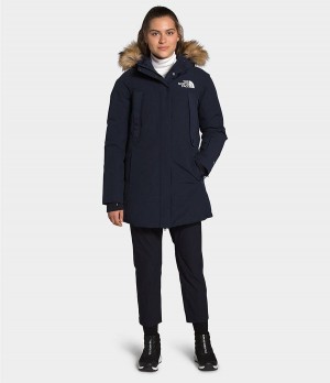 Dámské Parkas The North Face New Outerboroughs Tmavě Blankyt | NCXYUJW-68