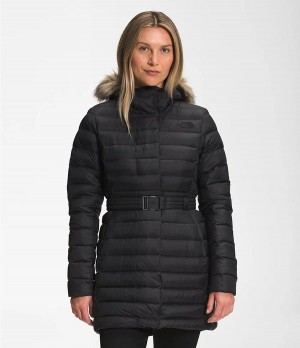 Dámské Parkas The North Face Transverse Belted Černé | JQISLOG-38
