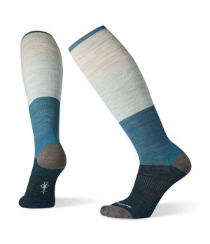 Dámské Ponožky The North Face Smartwool Compression Color Block Over-The-Calf Blankyt | IGFTDPB-60