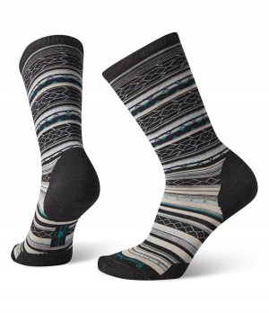 Dámské Ponožky The North Face Smartwool Ethno Graphic Crew Šedé | JTUWAXZ-08