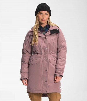 Dámské Péřové Bundy The North Face Snow Světle Fialové | VZEBHOY-20