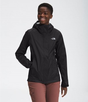 Dámské Rainwear The North Face Venture 2 Černé | RAXHFPM-16