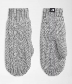 Dámské Rukavice The North Face Cable Minna Mitt Světle Šedé | SGORAPZ-67