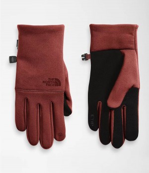 Dámské Rukavice The North Face Etip Recycled Červené | RUNMQCY-56