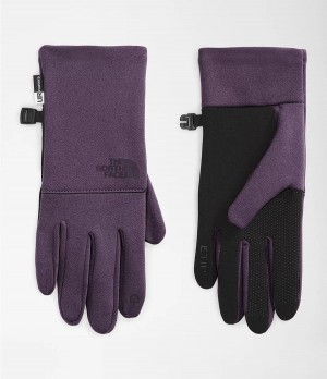 Dámské Rukavice The North Face Etip Recycled Tmavě Fialové | IHMYXLB-43