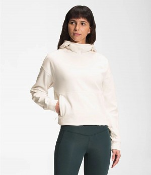 Dámské Softshellová Bunda The North Face Canyonlands Pullover Crop Bílé | BEZCHXR-68