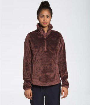 Dámské Softshellová Bunda The North Face Osito ¼ Zip Pullover Fialové | YDOSZCF-64