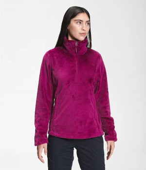 Dámské Softshellová Bunda The North Face Osito ¼ Zip Pullover Růžové | FPWHCOE-84