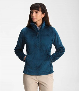 Dámské Softshellová Bunda The North Face Osito ¼ Zip Pullover Blankyt | ZAGHXNK-62
