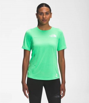 Dámské T-Shirts The North Face Flight Better Than Naked Short Sleeve Zelene | YBZAKVG-43