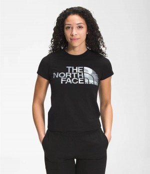 Dámské T-Shirts The North Face Recycled Expedition Graphic Short Sleeve Černé | LIMPKBG-02
