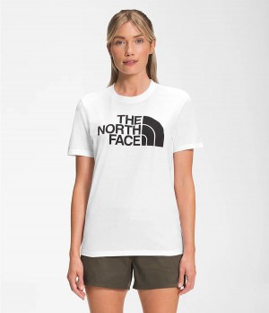 Dámské T-Shirts The North Face Short Sleeve Half Dome Cotton Bílé | TNKZAED-07