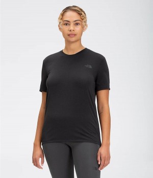 Dámské T-Shirts The North Face Wander Short Sleeve Černé | KBHOLVP-05