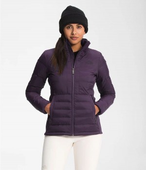 Dámské Zateplené Bundy The North Face Evelu Down Hybrid Tmavě Fialové | MNXGVQL-86