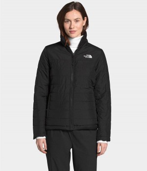 Dámské Zateplené Bundy The North Face Mossbud Reversible Černé | LWXFSUH-24