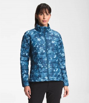 Dámské Zateplené Bundy The North Face Printed Thermoball Eco 2.0 Blankyt | EHTNXQI-45