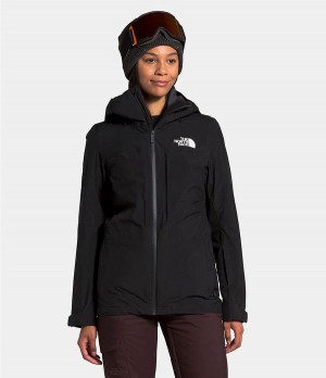 Dámské Zateplené Bundy The North Face Thermoball Eco Snow Triclimate® Černé | HZKQEOT-72