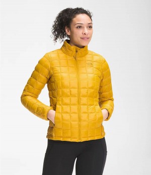 Dámské Zateplené Bundy The North Face Thermoball Eco Žluté | MLPCUXQ-32