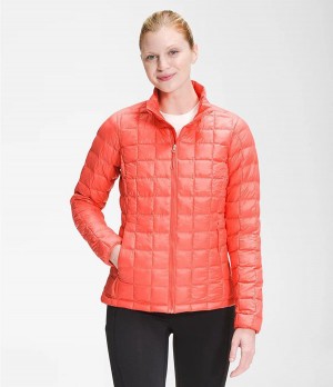 Dámské Zateplené Bundy The North Face Thermoball Eco Oranžové | TEPUFNX-38